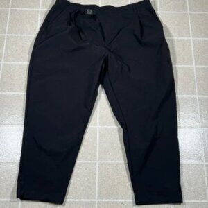 Adidas Mens Black Adicross Golf Performance Woven Jogger Pants Size 2XL